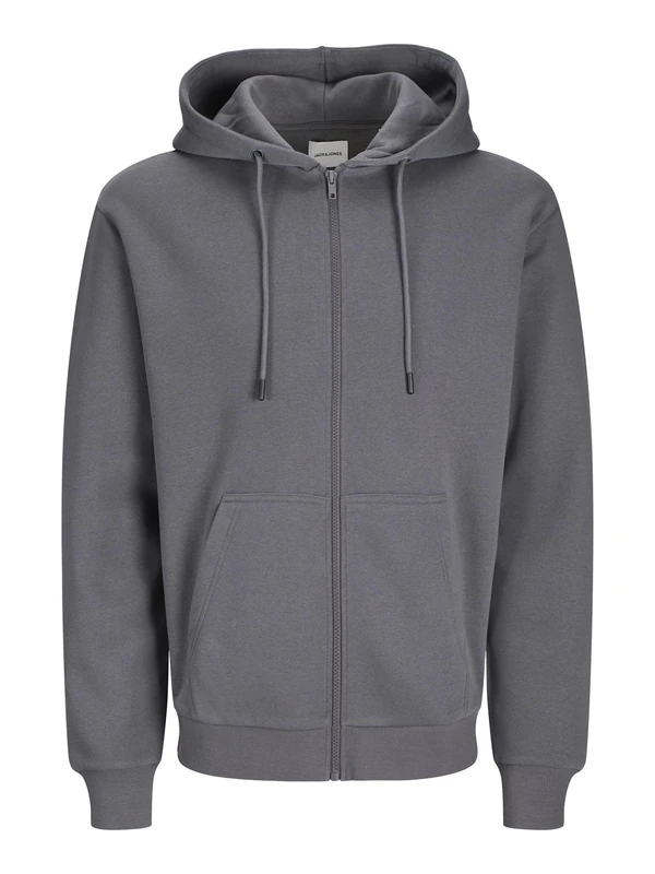 JACK&JONES JJEBRADLEY Sweat Zip Hood Noos, castlerock, XL