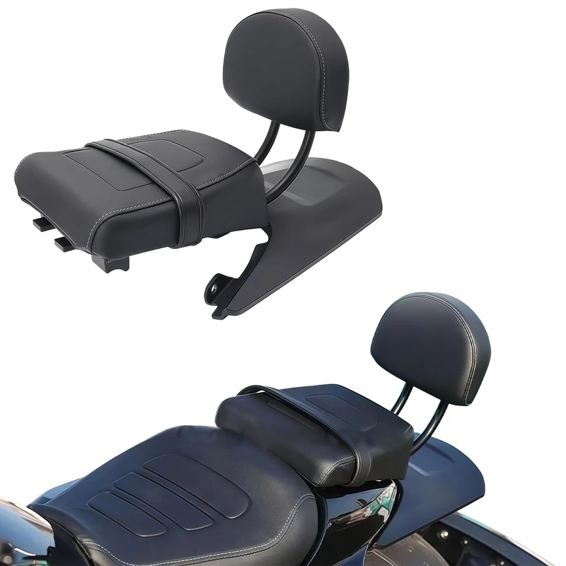 for Harley Sportster S 1250 RH 1250 2021 2022 2023 2024 Motorcycle Passenger Rear Seat Pad Sissy Bar Backrest Pad Kits