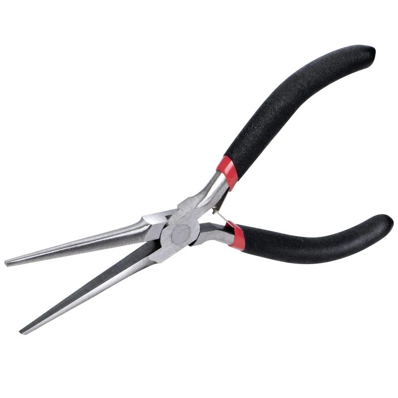 Long Nose Pliers Small Needle Nose Pliers Mini Jewelry Pliers Jewellery Making Tools Chain Nose Plier for Jewelry Making and Repair, Wire Bending Gripping Tools