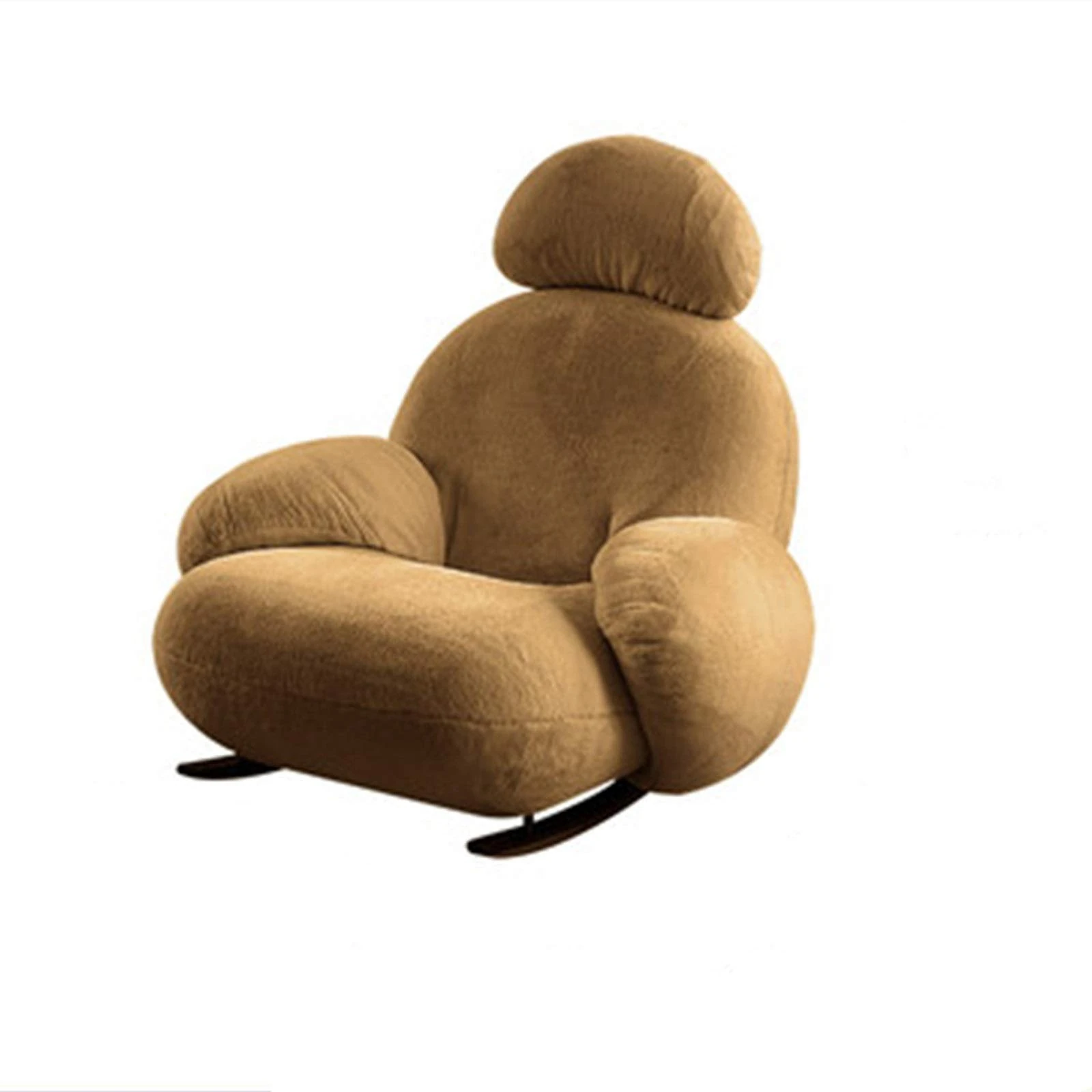 Leisure Rocker Chairs Rocking Chair Lounge Chair Adult Home Balcony Lounge Chair Lazy Sofa Living Room Single Sofa Chair