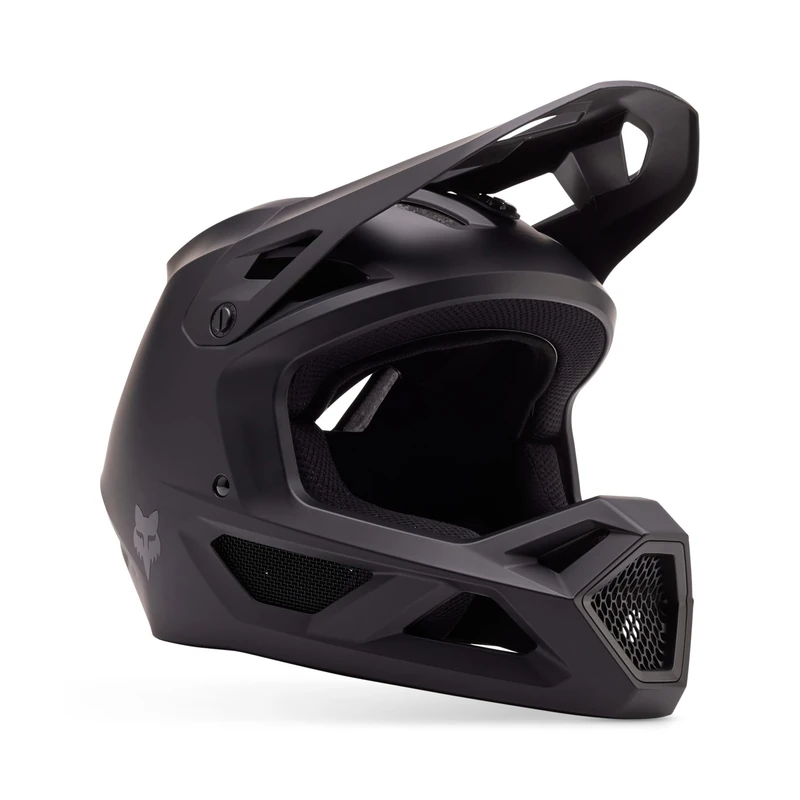 Fox Racing YTH RAMPAGE HELMET CE/CPSC – MTB helmet – lightweight ABS shell – MIPS – 360° ventilation – adjustable visor – GoPro mount – matte black, size: YL