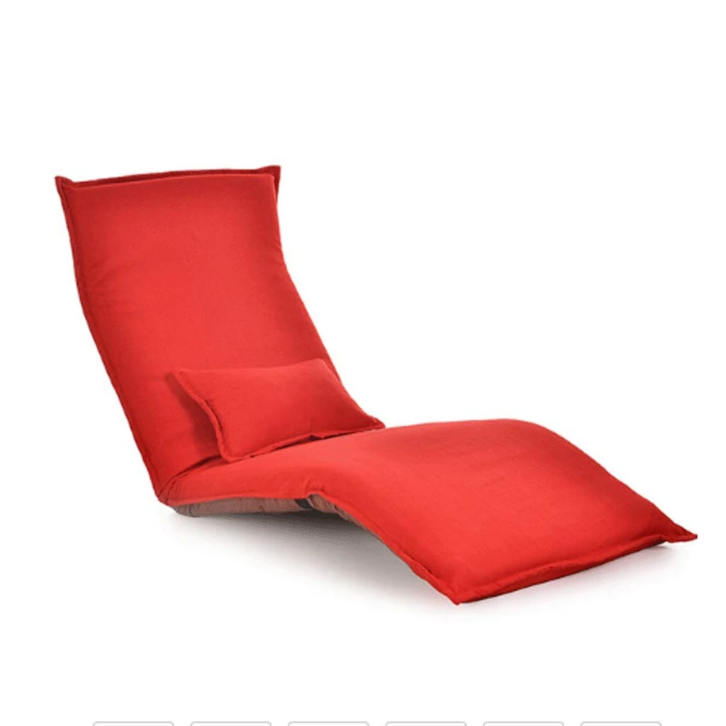 CSGFYLHO Lounge Chair Living Room Furniture Floor Adjustable Foldable Cushion Folding Lazy Sofa Bed
