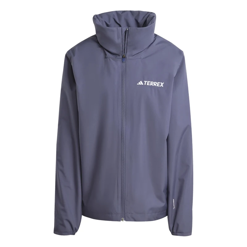 adidas Women's Terrex Multi Essentials 2 Layer Rain Jacket, shadow navy, XL