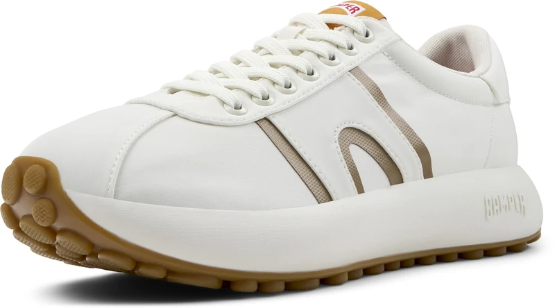 Camper Men's Pelotas Athens K100943 Trainers, White Natural 002, 7 UK