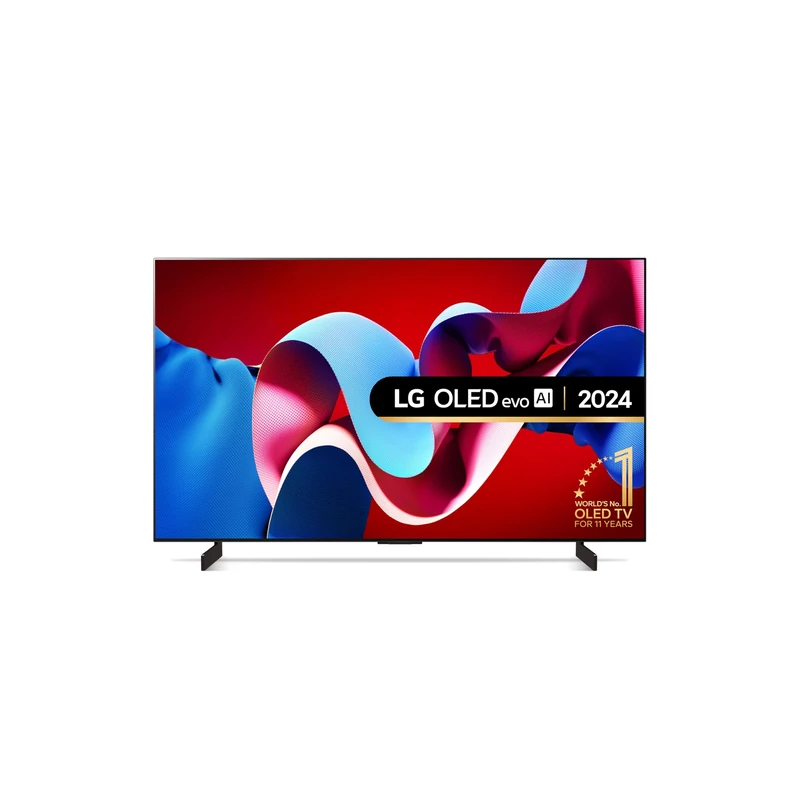 LG evo OLED42C44LA 42-Inch 4K UHD Smart TV, (α9 AI Processor, Dolby Atmos, Freeview Play and Amazon Alexa, 120Hz), Umber Brown [Model 2024]