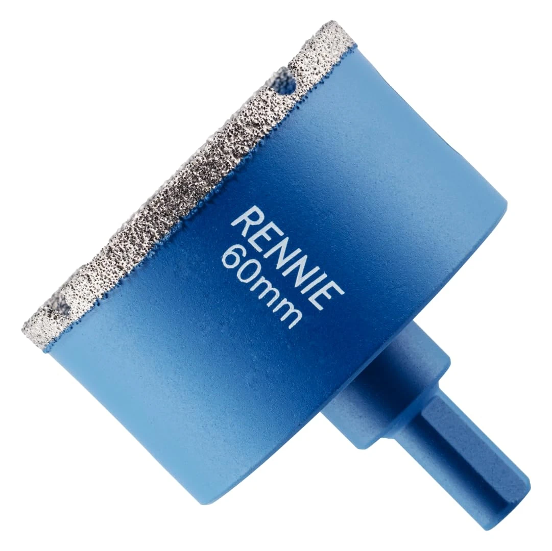 60mm Diamond Hole Saw Drill Bit With Tri Shank For Porcelain Tiles Ceramic Slate Stone Granite Marble Glass. Diamond Core Holesaw/Hole Cutter