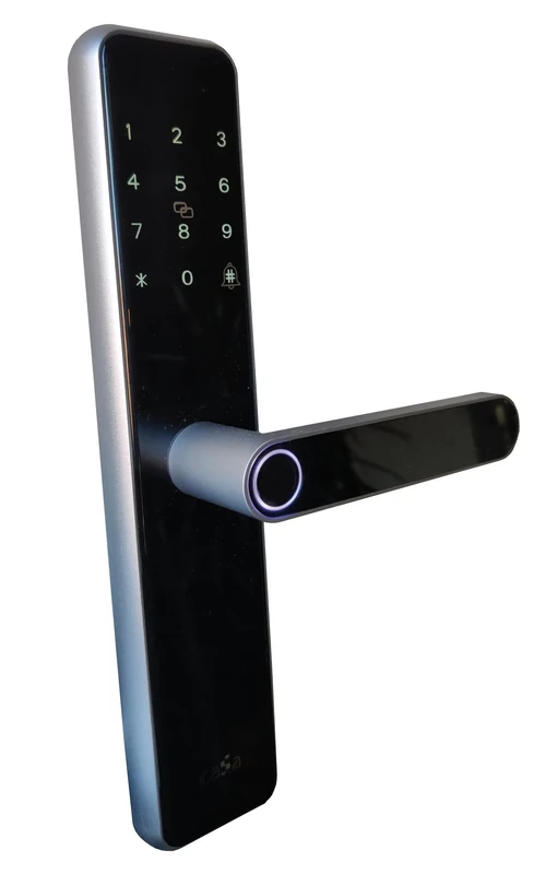 ICASA Smart Door Lock HC-E010 Deep Grey Color Digital Lock with WiFi and 5 Opening Ways Electric Lock with Security Lock and APP for Remote Control