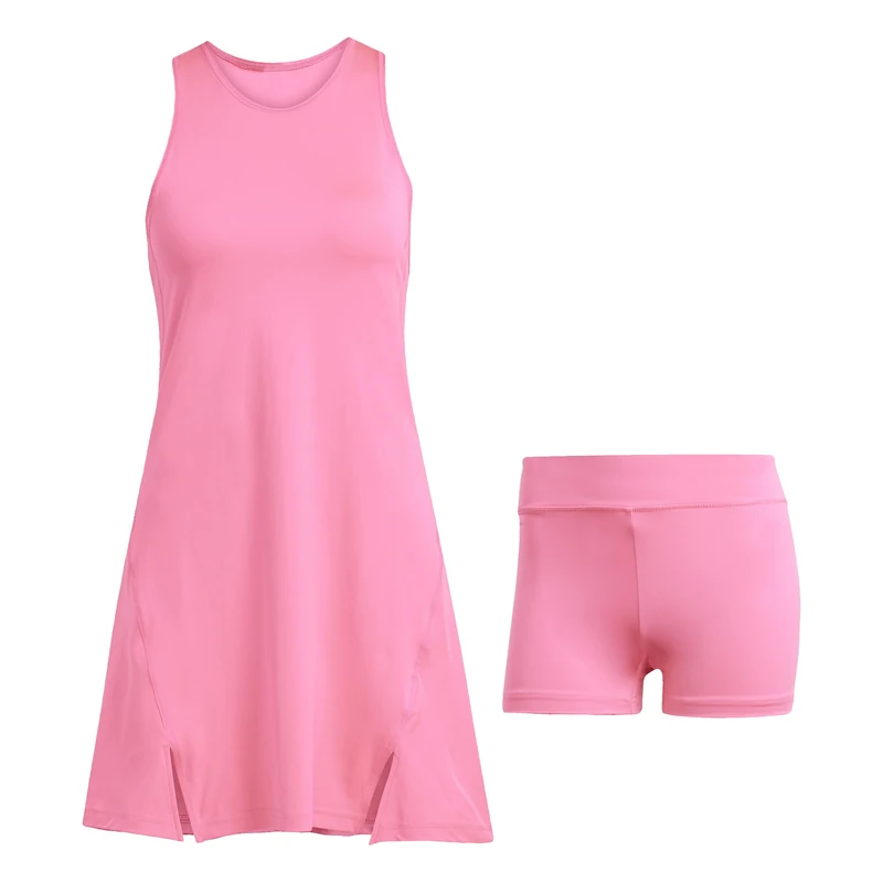 adidas Women's Club Tennis Climacool Dress, Lucid Pink, M