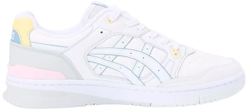 Asics Men's EX89 Sneaker, White Arctic Blue, 5 UK