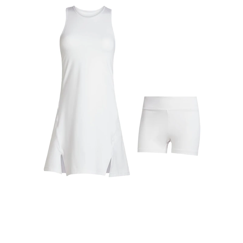 adidas Women's Club Tennis Climacool Dress, White, XS