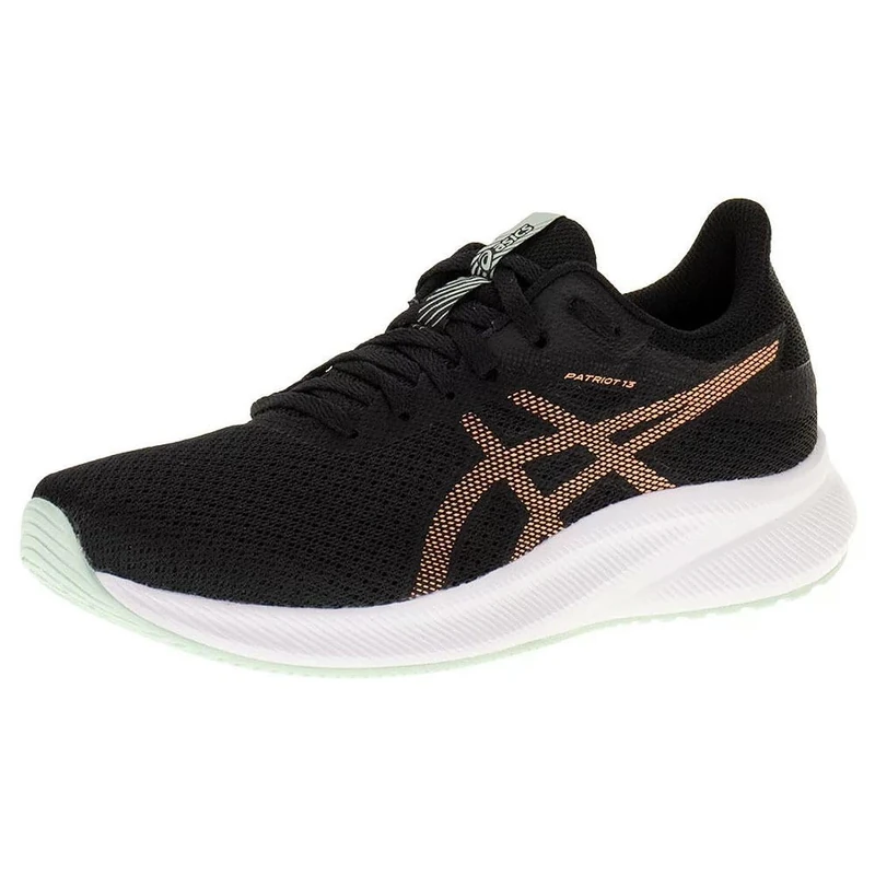 Asics 1012B312-006 Patriot 13 Women Black/Bright Sunstone UK 3