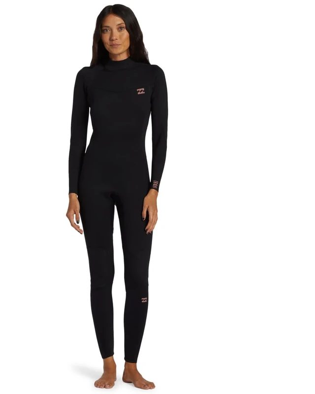 Billabong Back Zip Wetsuit 504 FOIL BZ GBS FULLSUIT Young Womens Black L