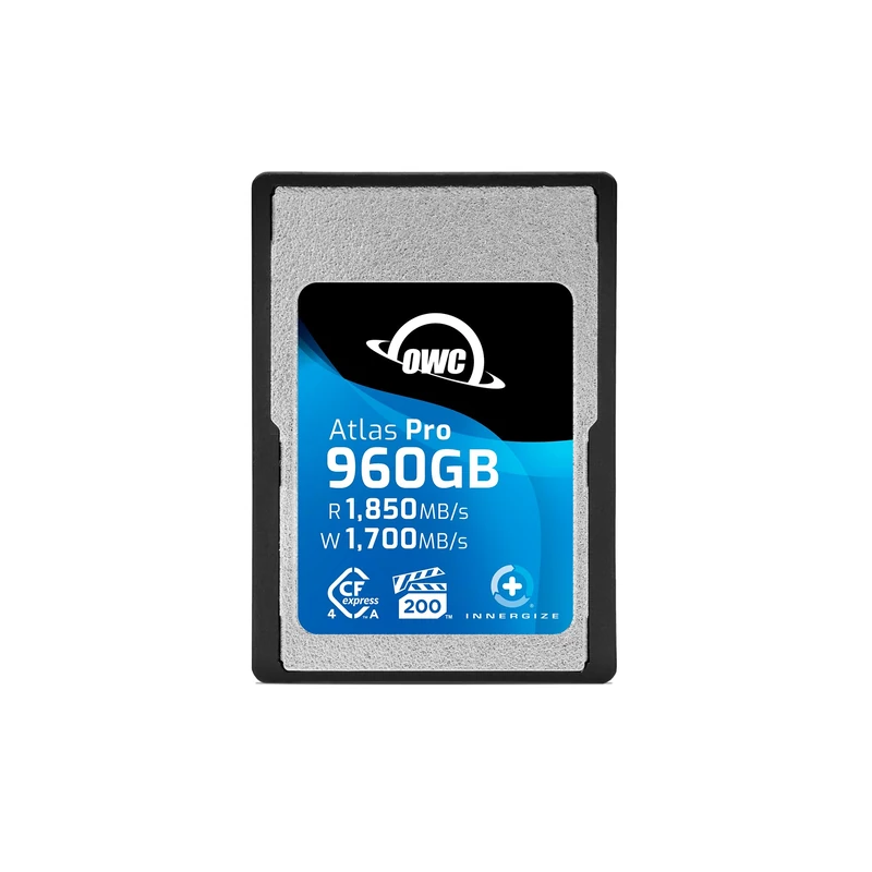 OWC Atlas Pro Cfexpress 4.0 Type A High Performance 960GB Professional Grade Memory Card Up to 1850MB/s Read and 1700MB/s Write
