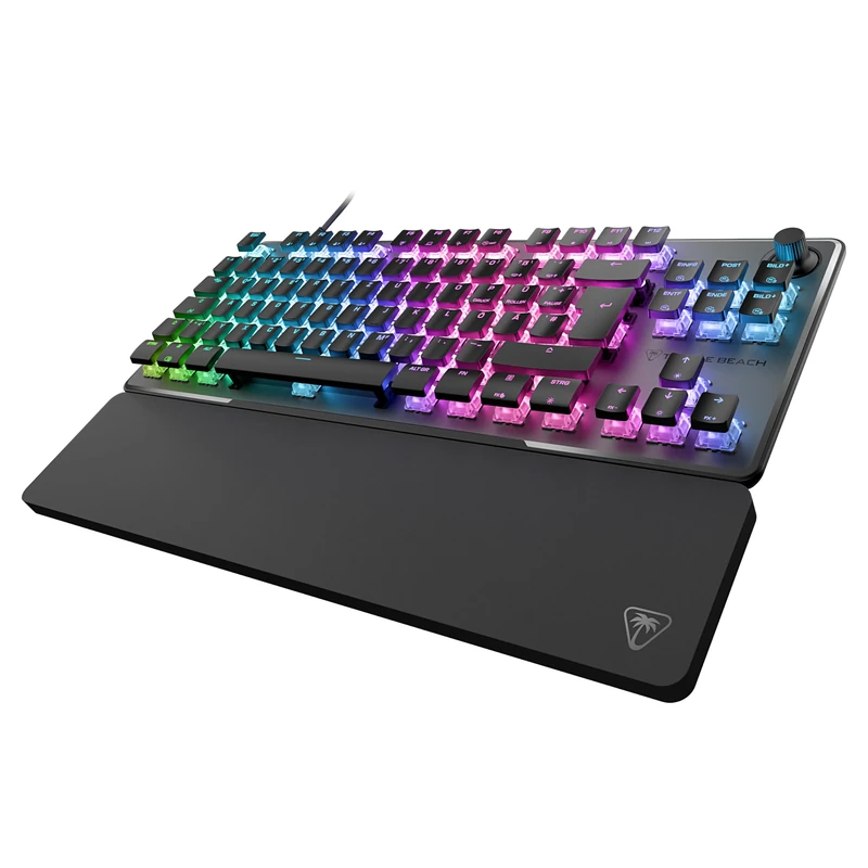 Turtle Beach Vulcan II TKL Pro - Magnetic Mechanical RGB Gaming Keyboard, Analog Hall Effect Switches, Media Keys, Wrist Rest, Aluminium Cover Plate