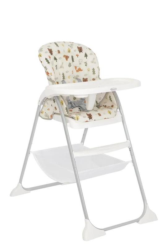 Graco - SnackEase Baby Highchair with Quick Release Reclining from 6 Months to Approx. 3 Years (max 15 kg), Nature Trail
