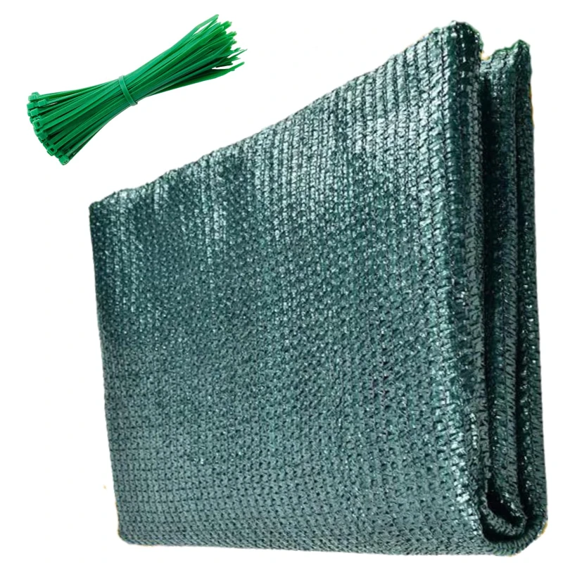 GARDENIX Fence Screen, Privacy Screen for Garden Fence and Balcony Railing with Cable Ties, 2 x 10 m, Green