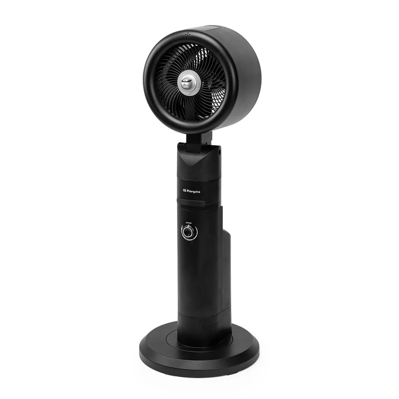 Orbegozo SFA 7600 Misting Fan with Remote Control, Black, 65 W, 3 Speeds, 3 Levels of Misting, Tank 2.2 Litres, Height 97 cm