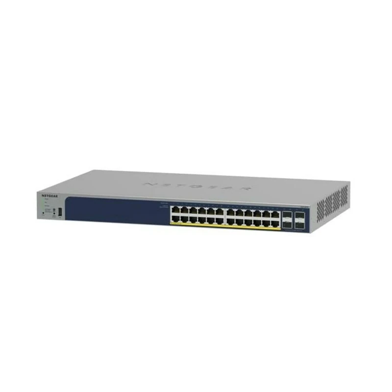 NETGEAR 52-Port PoE Gigabit Ethernet Smart Switch (GS752TPP) - Managed, Optional Insight Cloud, 48 x PoE+ 760W, 4 x 1G SFP, Desktop/Rackmount, Limited