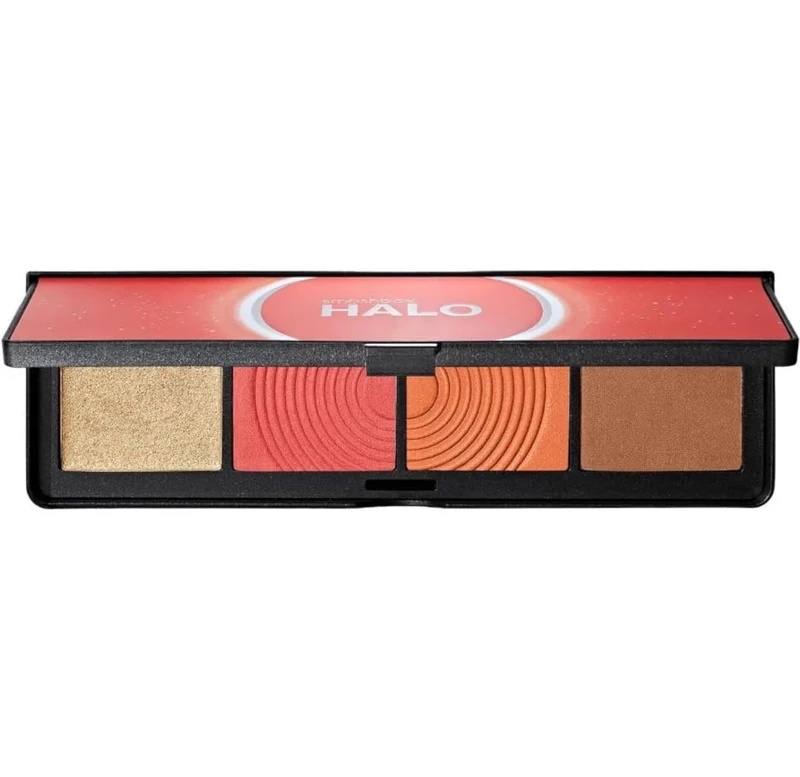 Halo Sculpt Plus Glow Palette - Coral Saturation by SmashBox for Women - 0.55 oz Makeup