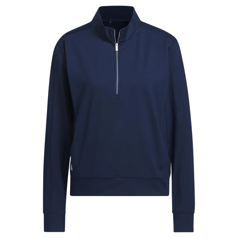 adidas Women's Womens ULTIMATE365 Quarter Zip Layer, Collegiate Navy, XXL