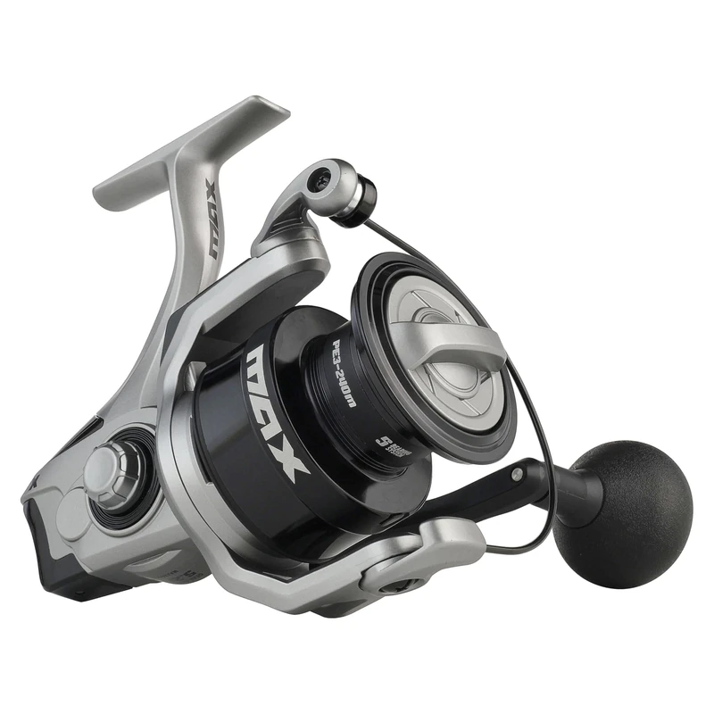 Abu Garcia MAX X Size 6000 Spinning Fishing Reel, High-Performance Freshwater Reel, A-Symmetric Carbon Frame and Rotor, Durable & Lightweight Construction, MAX Drag of 14lb | 6.4kg