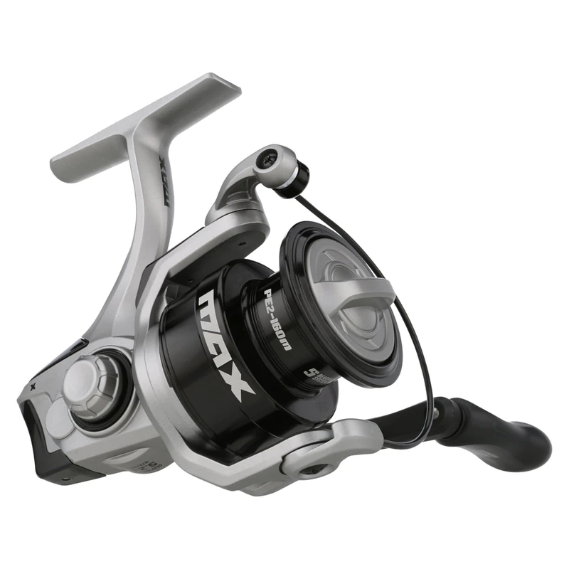Abu Garcia Max X Size 3000 Spinning Fishing Reel, High-Performance Freshwater Reel, A-Symmetric Carbon Frame and Rotor, Durable & Lightweight Construction, Max Drag of 14lb | 6.4kg