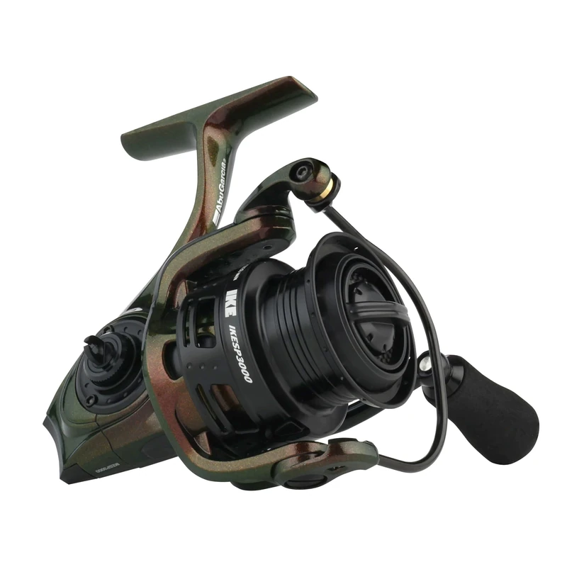 Abu Garcia IKE Signature Size 3000 Spinning Reel, Reliable Freshwater Fishing Reel, Durable & Lightweight Aluminum Construction, Everlast Bail System, Max Drag of 14lb | 6.4kg