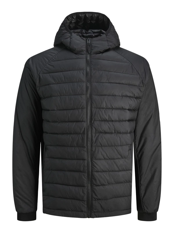 JACK & JONES Noos Men's JJESTATE Hybrid Jacket, Short Jacket, Black, M, Black, M