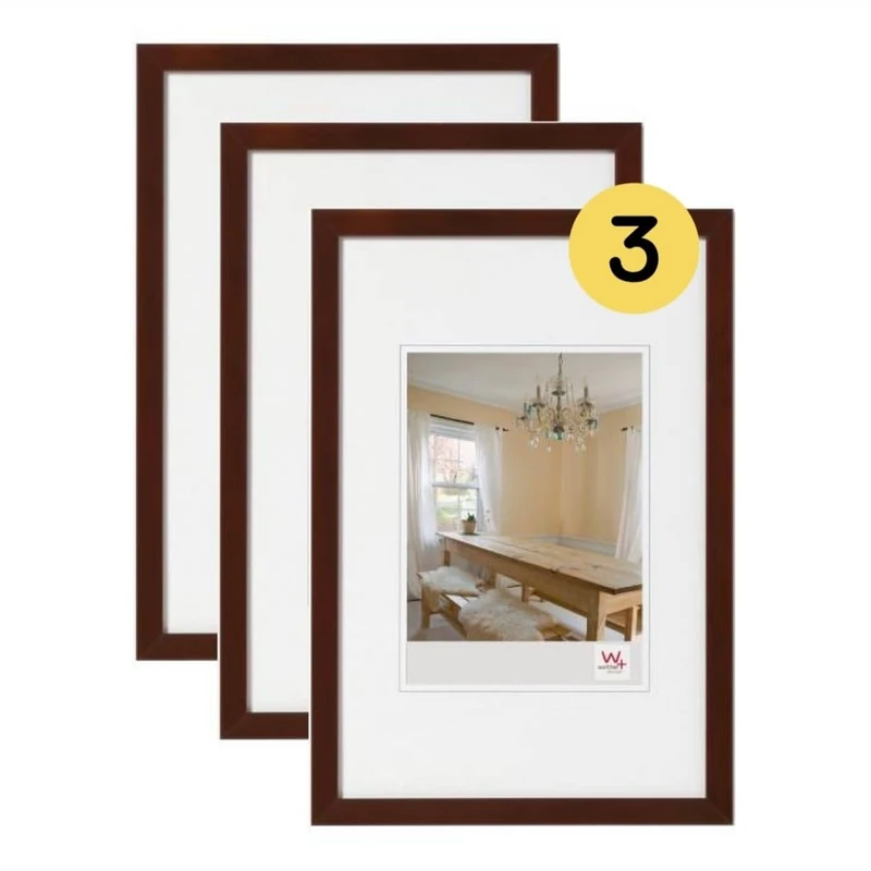 walther design Peppers Picture Frame, Walnut, 10 x 15 cm