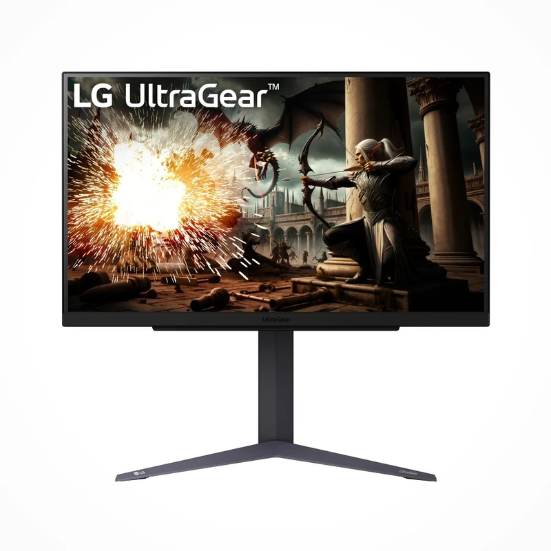 LG UltraGear Gaming Monitor 27GS75Q, 27 inch, 1440p, 180Hz, 1ms Response Time, IPS Display, HDR 10, NVIDIA G-Sync compatible & AMD FreeSync, Smart Energy Saving, DisplayPort, HDMI