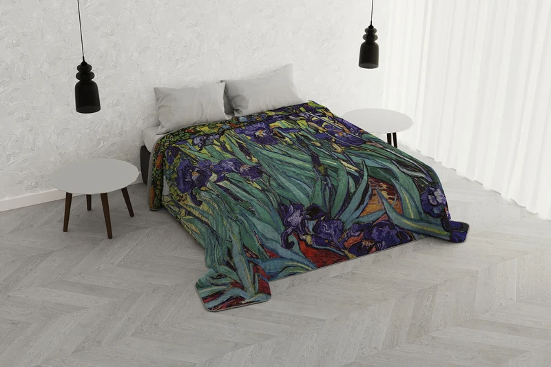 Italian Bed Linen SD-54 Summer Quilt with Digital Print Dreams, Microfibre, Double