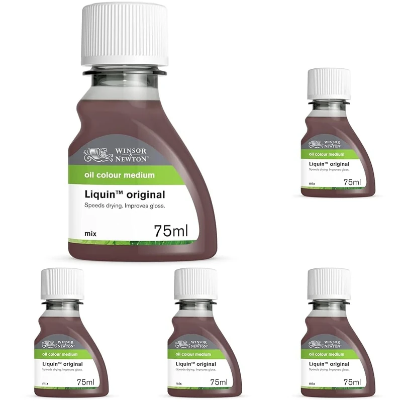 Winsor & Newton WN3021751 75 ml Liquin Original,brown (Packaging may vary) (Pack of 5)