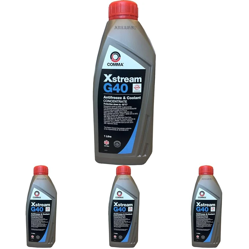 Comma XSG401L XstreAM G40 Conc Antifrze Coolant, 1 Liter (Pack of 4)