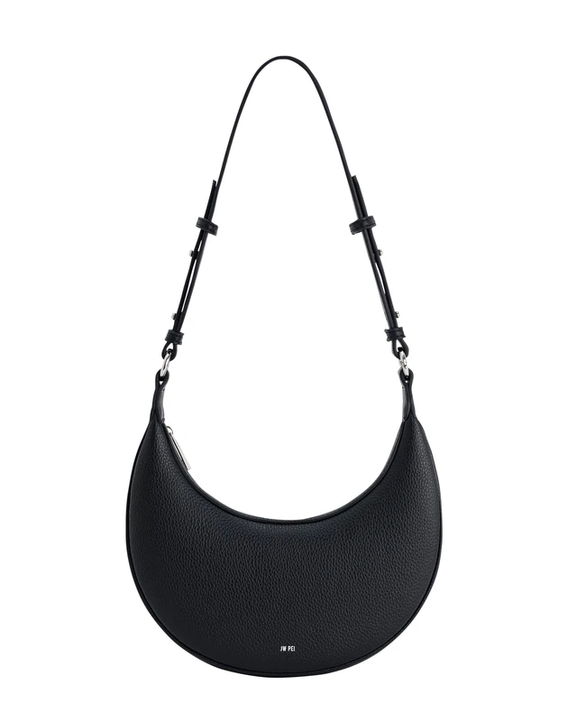 JW PEI Women's Carly Saddle Bag - Solid Black - Small