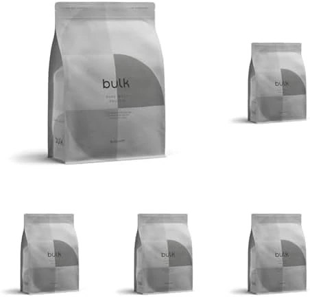 Bulk Pure Whey Protein Powder Shake, Banana, 500 g, Packaging May Vary (Pack of 5)