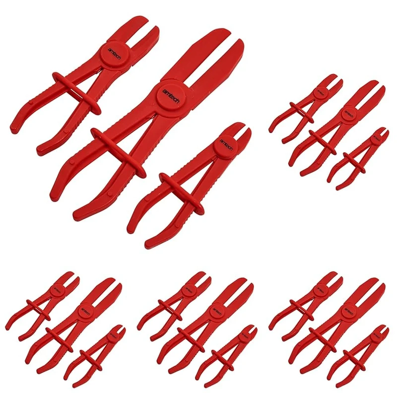 Amtech J1935 3 Piece Hose clamp Set (Pack of 5)