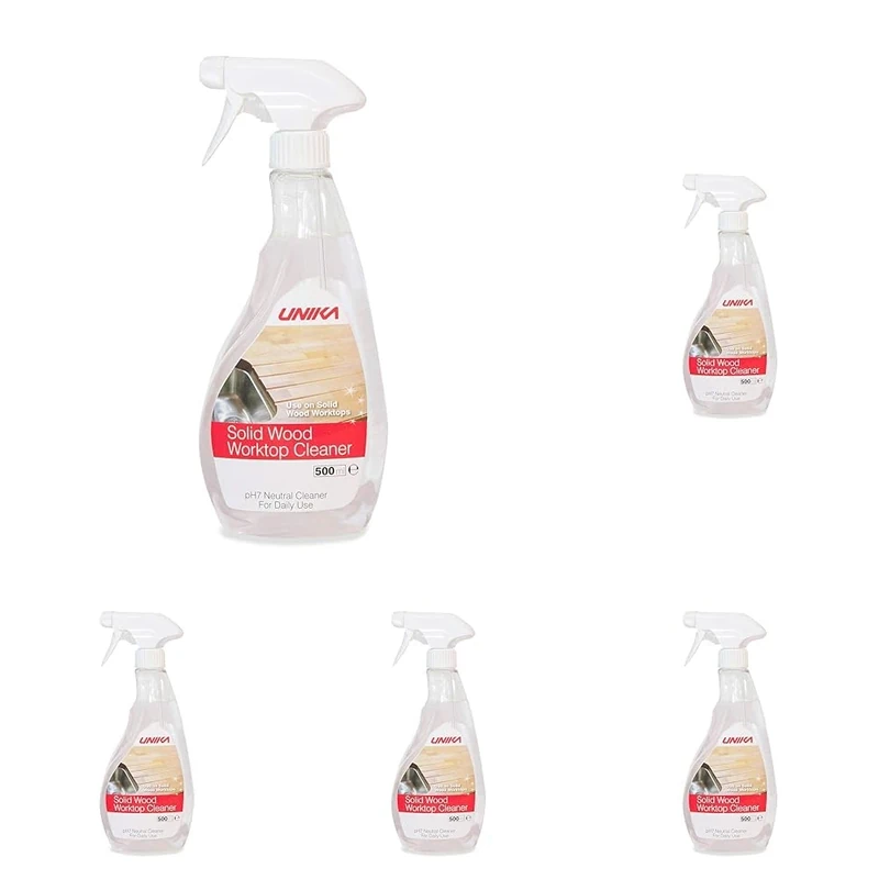 Solid Wood Worktop Cleaner (Pack of 5)