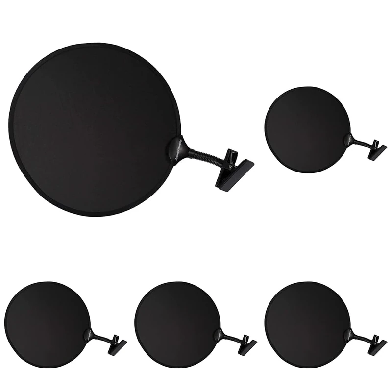 My Buggy Buddy Sunshade for Pram/Car Seat, Universal Fit Parasol, UPF 50+ Protection, Easy Fold Away/Pop Open, 34 cm Diameter, Black (Pack of 5)