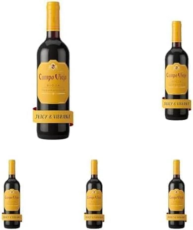 Campo Viejo Tempranillo Rioja Red Wine - 75 cl (Pack of 5)