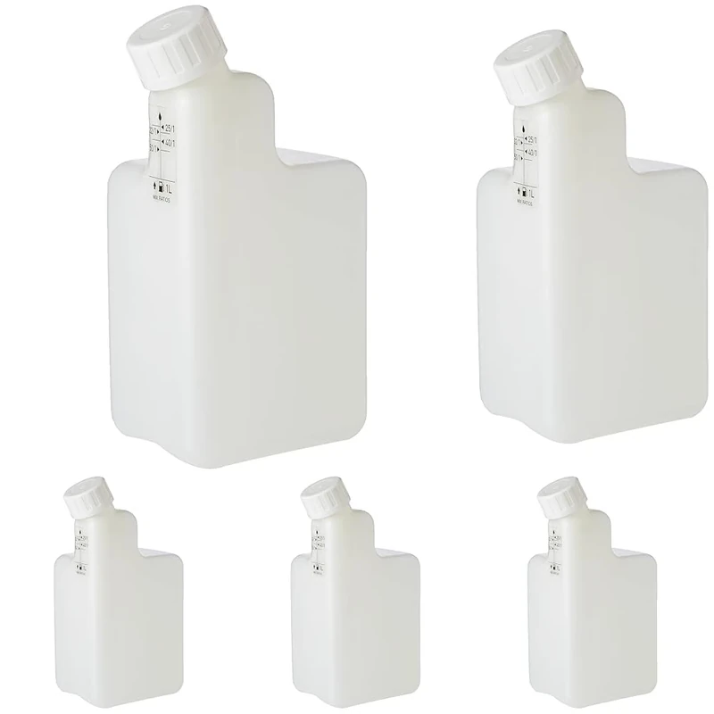 ALM Manufacturing ALMMX002 Stroke Fuel Mixing Bottle - White (Pack of 5) - Image 1