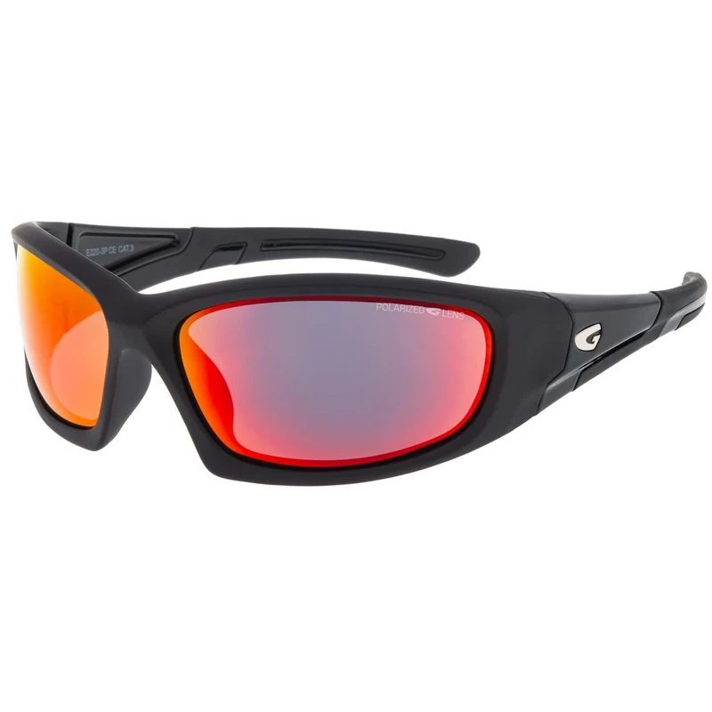GOG Unisex Samum P Sunglasses, Matt Black/Black/Red, One Size, Matt black/black/red, One Size