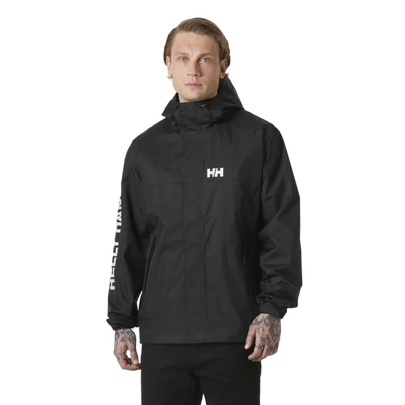 Helly Hansen Mens Ervik Jacket, Black, S