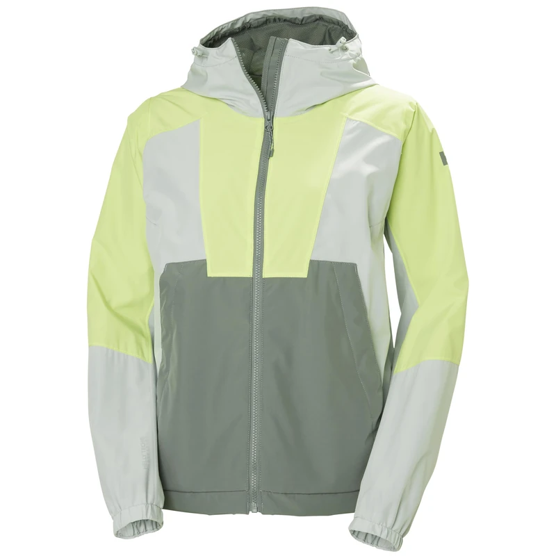 Helly Hansen Womens W Rig Rain Jacket, Grey Cactus, XS