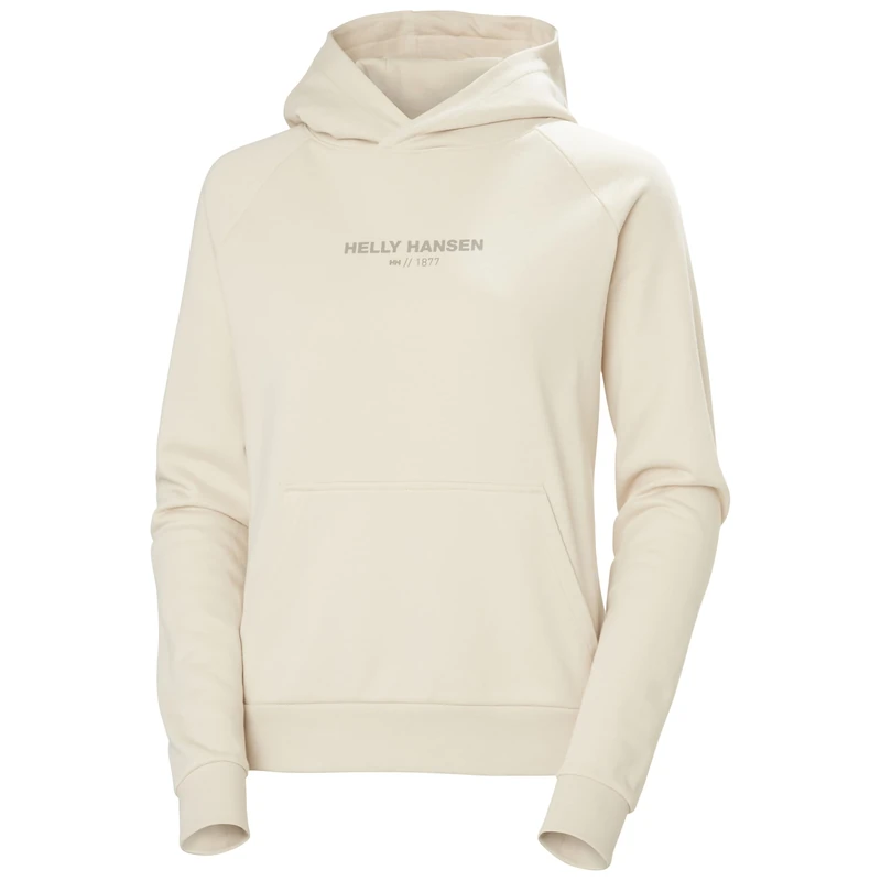 Helly Hansen Womens W Core Hoodie, Cream, XS