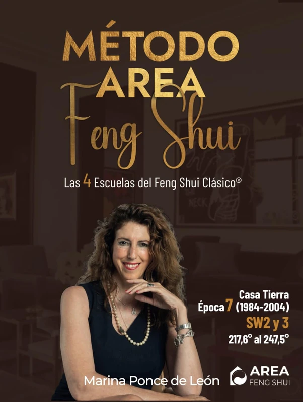 Método Area Feng Shui. Casa Tierra Época 7 (1984-2004) SW2 Y SW 3 (del grado 217,6º al 247,5º): Las 4 Escuelas del Feng Shui Clásico®