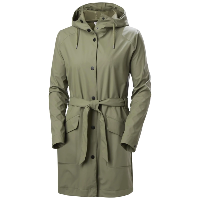 Helly Hansen Women's W Kirkwall II Raincoat - Green, L