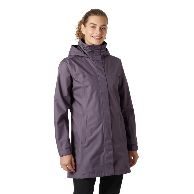Helly Hansen Women's W Aden Long Coat, Smoked Purple, 4XL