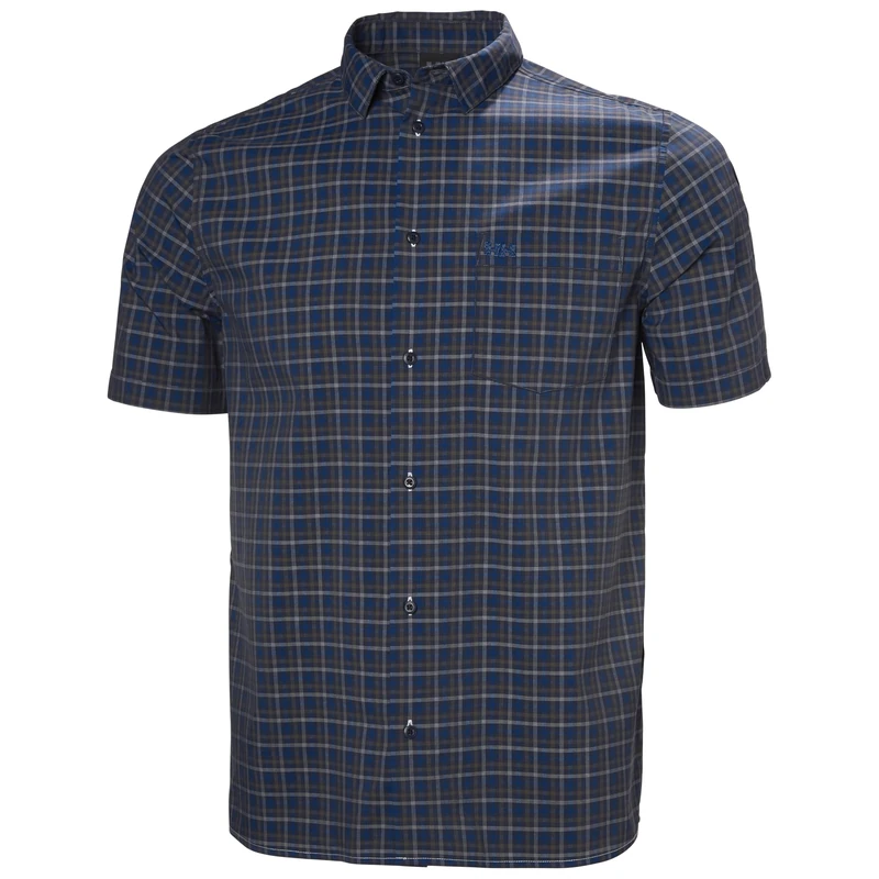 Helly Hansen Men's Fjord QD SS Shirt 2.0, Navy Vika, 2XL