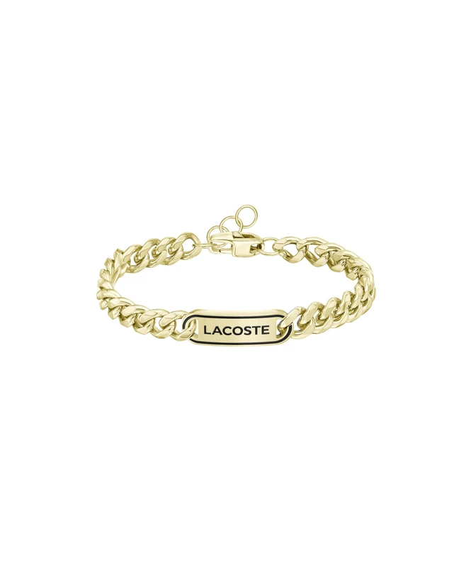 Lacoste Men's DISTRICT Collection Chain Bracelet in Yellow Gold - 2040225