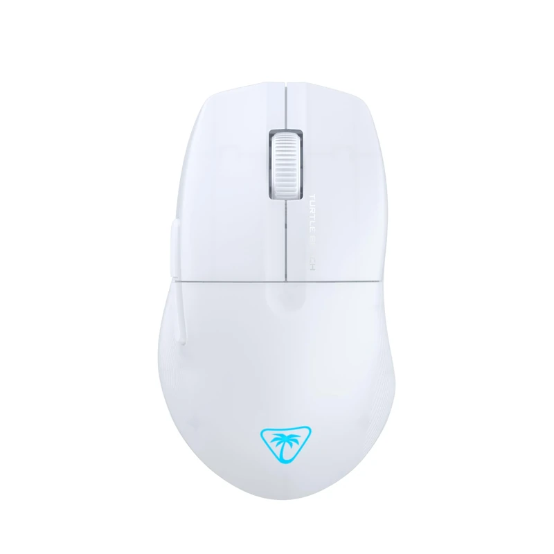 Turtle Beach Pure Air - Ultra-Light Wireless Ergonomic RGB Gaming Mouse, 26K DPI Optical Sensor, 125h Battery, RGB Illumination - White